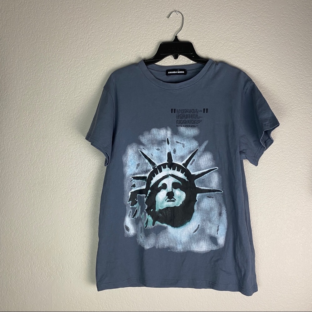 Amanda Whoo Statue Of Liberty Shirt Size Small